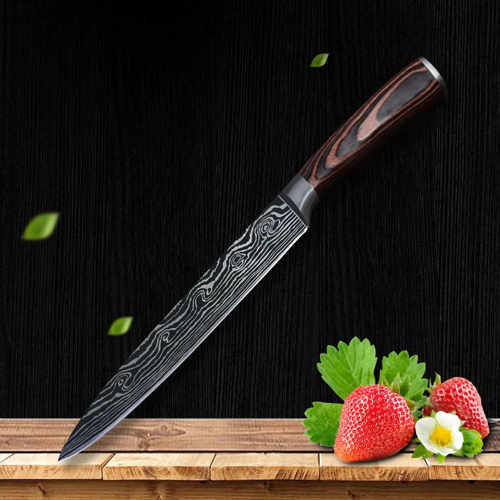 Semai японский набор ножей для повара из нержавеющей стали кухонный нож имитация