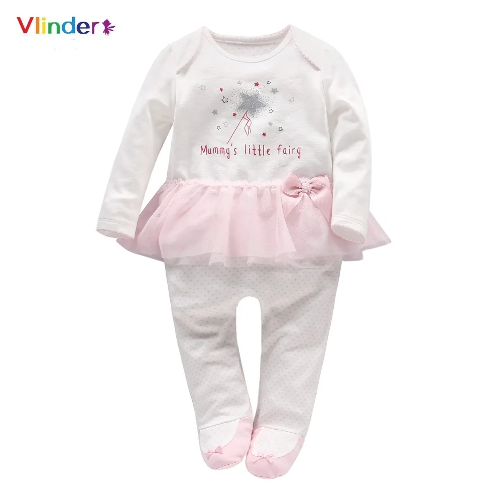 Vlinder/2017 г. новые модные комбинезоны с принтом Волшебная палочка для маленьких