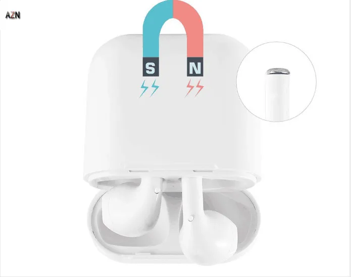 DDO I9 TWS Bluetooth Earphones Stereo Bass Earbuds Mini Wireless Apods Sport Earphone For Phone With HD Mic Charing Box | Электроника