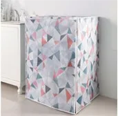 sanjiao-B Солнцезащитный пылезащитный чехол с принтом для стиральной машины, водонепроницаемый чехол, защитный Пылезащитный Чехол для стиральной машины - Цвет: sanjiao-B