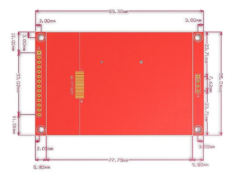 3 2 дюймов 320*240 SPI серийный TFT ЖК-модуль экран дисплея с драйвером сенсорной панели
