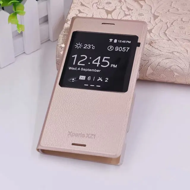 Роскошный защитный чехол для мобильного телефона Sony Xperia XZ1 G8341 F8342 откидной Чехол