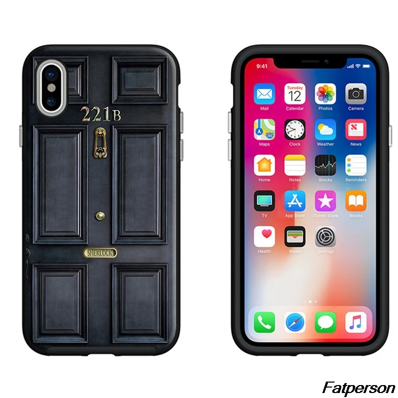 Sherlock Holmes Black soft Silicone TPU Phone Case Cover For Apple iPhone X10 8 8plus 7 7plus 6s 6plus 5 5s SE Coque cases |