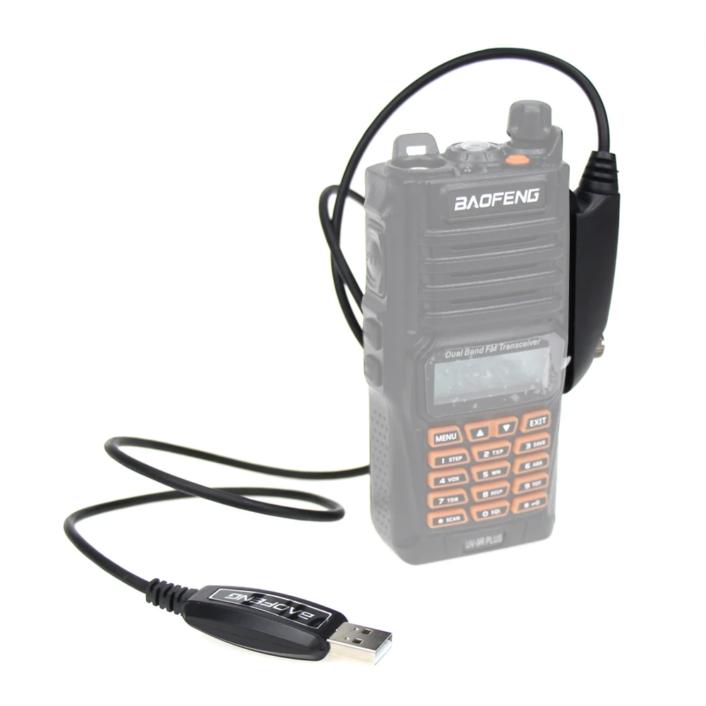 Оригинальный водонепроницаемый USB кабель для программирования Baofeng UV 9R XR Plus Walkie