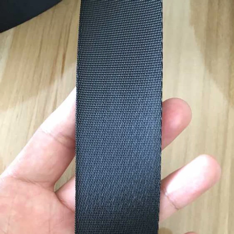 Нейлоновый ремешок для ремней черный 25 мм 10 ярдов/партия | Дом и сад