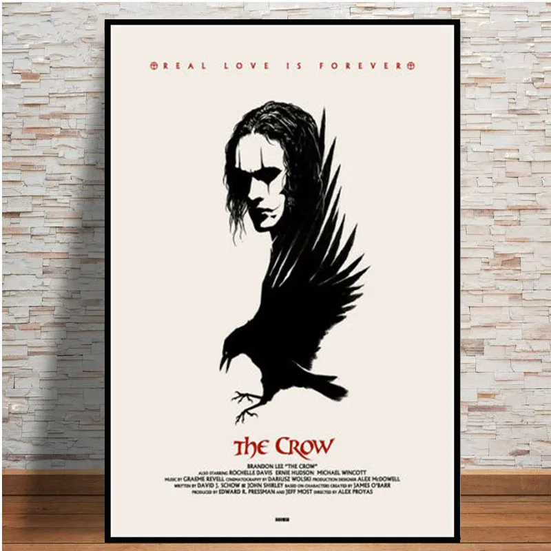 0013 The Crow классический постер с фильмом-ужастиком стены искусства картины плакаты и принты холст живопись для комнаты домашний декор - Цвет: 0013