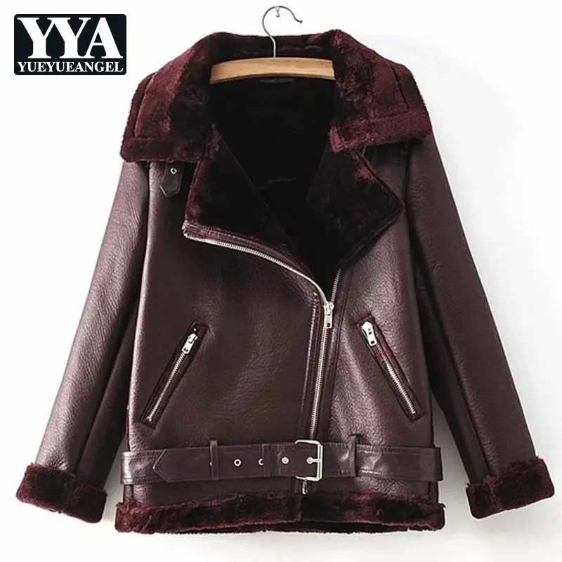 Новинка Женское пальто из искусственной овчины зимняя женская одежда винтажная