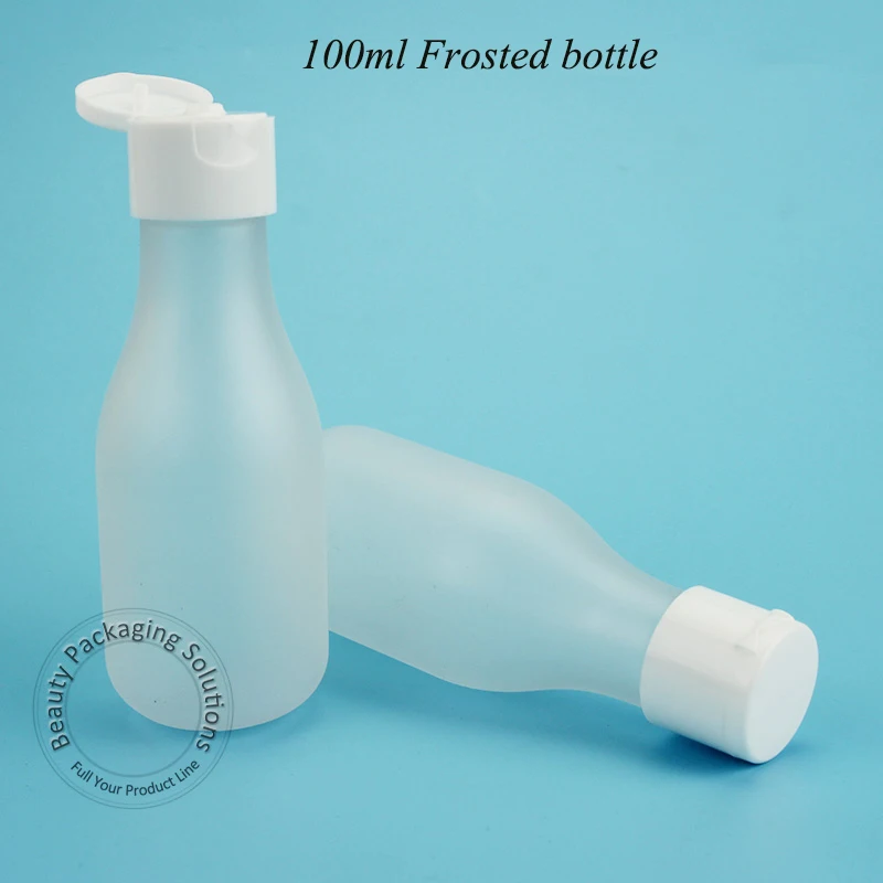 30 шт./лот акция 100 мл пластиковая бутылка для лосьона пустая женщин косметическая