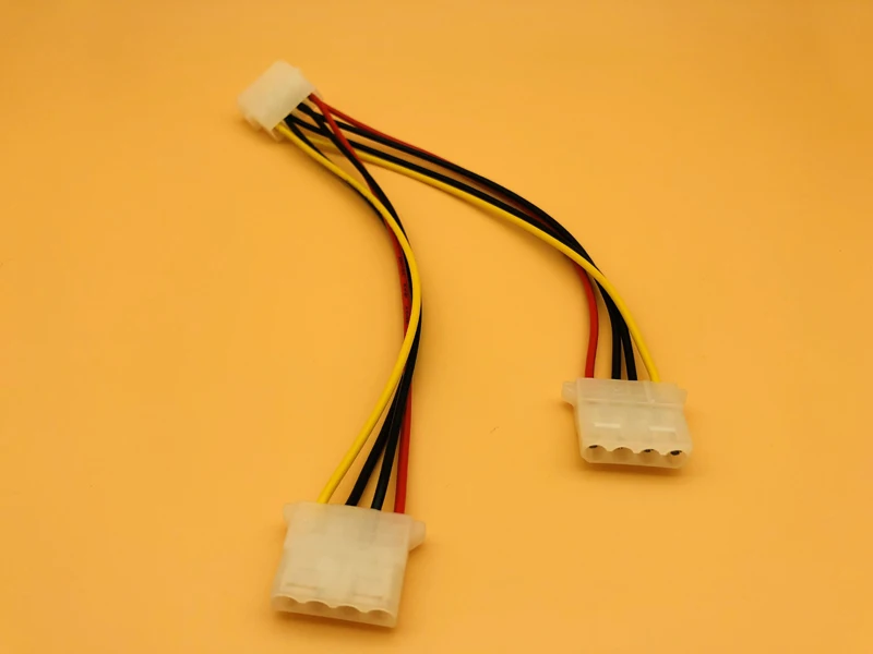 4P 4Pin Molex Male к 2 4pin IDE Female блок питания сплиттер адаптер кабель компьютерный для