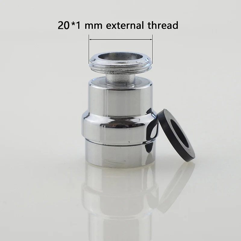 20mm External Thread Кухонный Смеситель для воды, аэратор на 360 градусов, диффузор смесителя, фильтр, насадка для душа, наконечник-переходник для крана - Цвет: 20mm External Thread