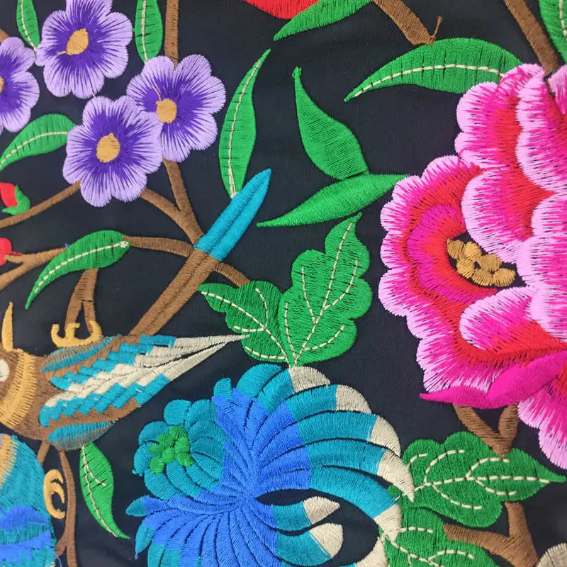 Винтажные квадратные патчи для вышивки этнические Мяо-Патчи шитья одежды