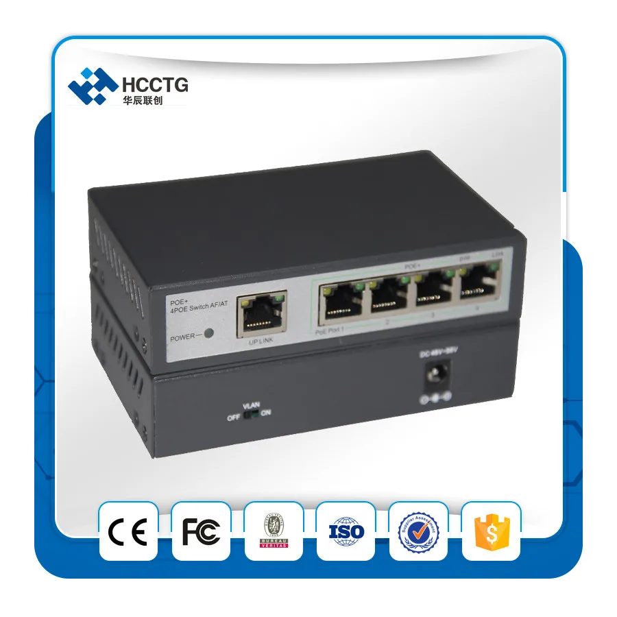 Питание Макс 30 Вт сетевой коммутатор Поддержка функции Vlan Poe HCC 204EP E|network switch|poe