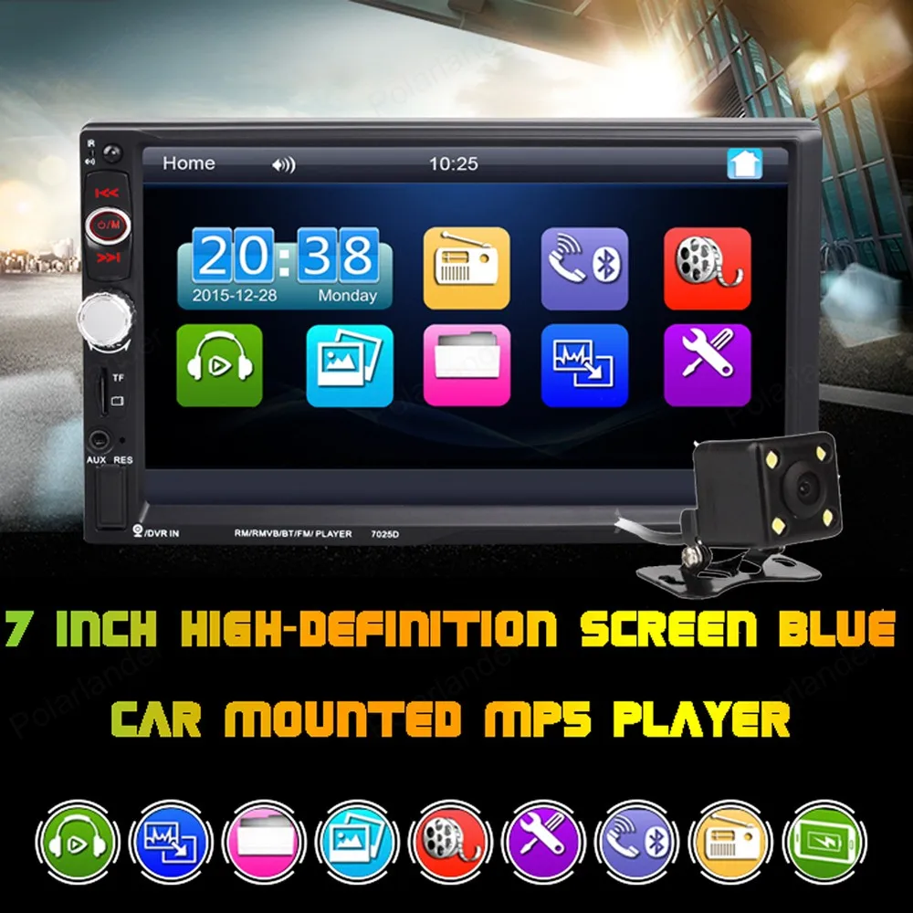 7-дюймовое зеркало для телефона Android автомобильный радиоприемник MP5 плеер Bluetooth