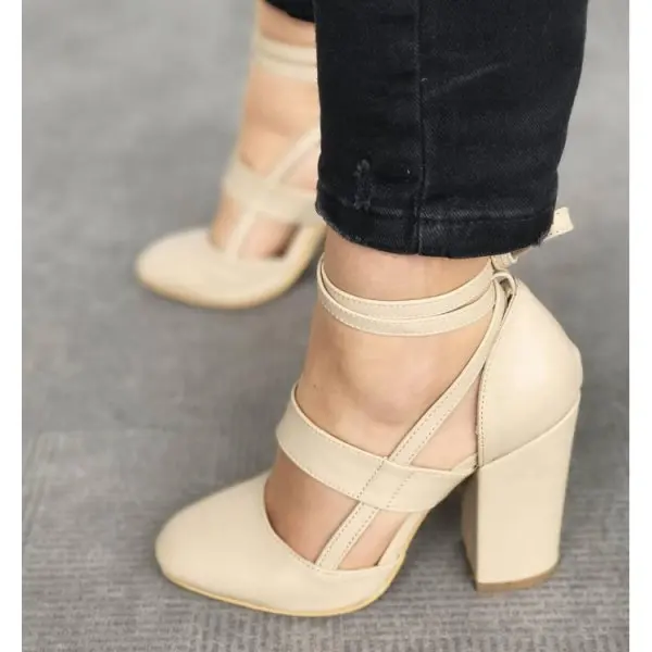 Женские свадебные туфли гладиаторы Zapatos Mujer лодочки на высоком каблуке с ремешком