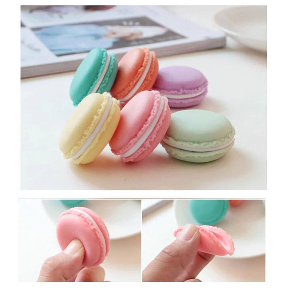 Sqinans Macaron дизайн портативный мини коробка для хранения ювелирных изделий карамельный цвет ювелирные изделия кольцо ожерелье Чехол Органайзер 1 шт