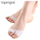 : Vopregezi колодки педикюрные носочки рукав для ног силиконовый ортопедические корректор шишки на большом пальце выпрямитель пальца разделитель для Ноги Уход
