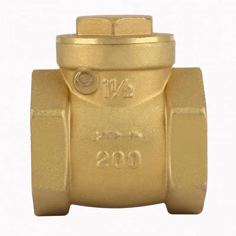 Обратный клапан женский DN32 резьба латунь обратный 232PSI Предотвращение обратного
