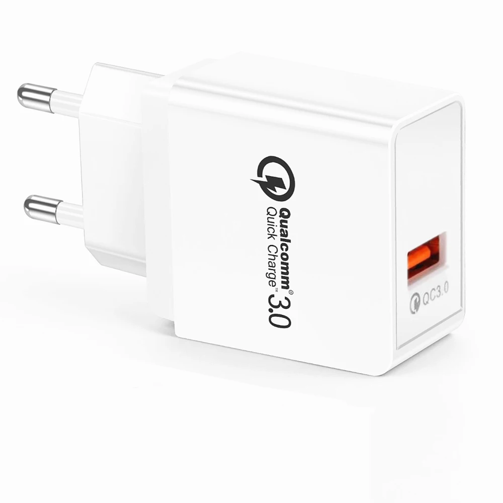 Универсальный USB Quick charge 3 0 5V 2.4A для Iphone 7 8 EU US Plug быстрое зарядное устройство