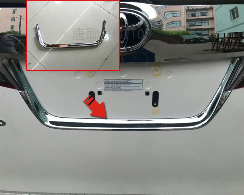 Задняя рамка номерного знака Накладка для Toyota Alphard автостайлинг