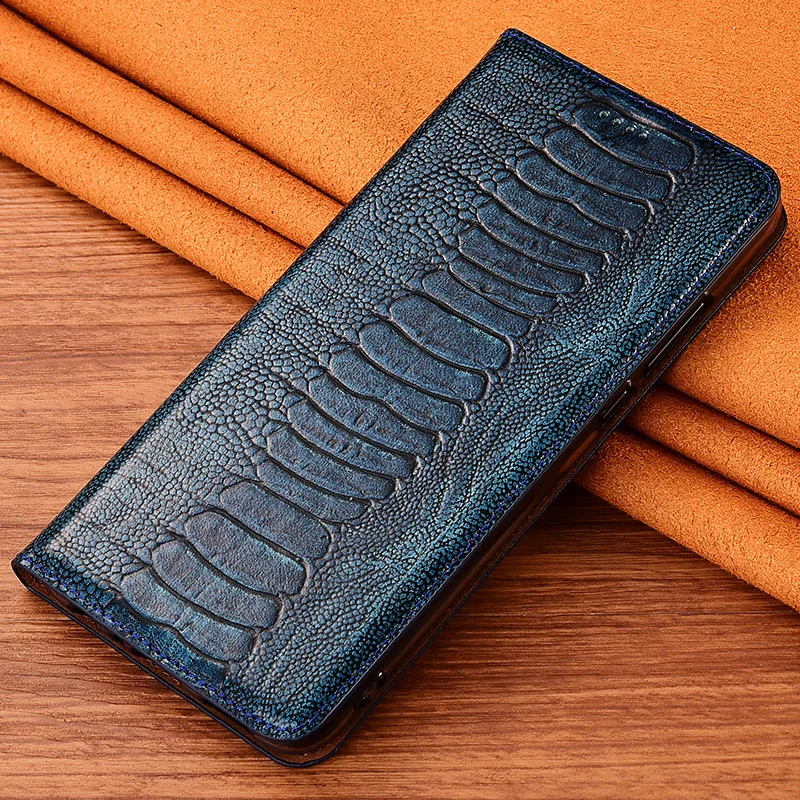 

Phone Case For Sony Xperia 1 10 Plus L3 XZ4 Compact Cover Flip Stand Card Pocket Genuine Cow Leather Case