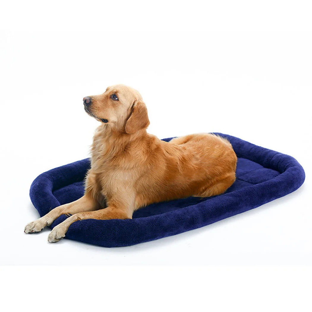 Dark Blue Legendog супер большая собака кровати для больших собак супер теплая собака кошка спальный коврик огромный Матрас Подушка демисезонная одежда для домашних животных дом - Цвет: Dark Blue