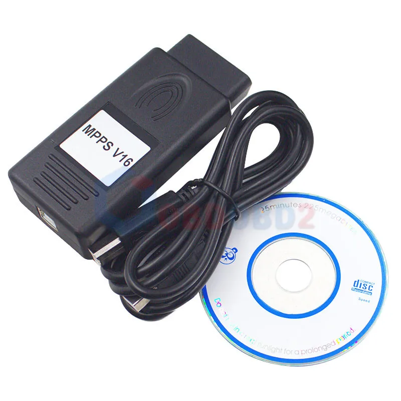MPPS V16 Авто ECU чип тюнинг интерфейс для EDC15 EDC16 EDC17 MPPS 16 многоязычный может Flasher перекарта кабель