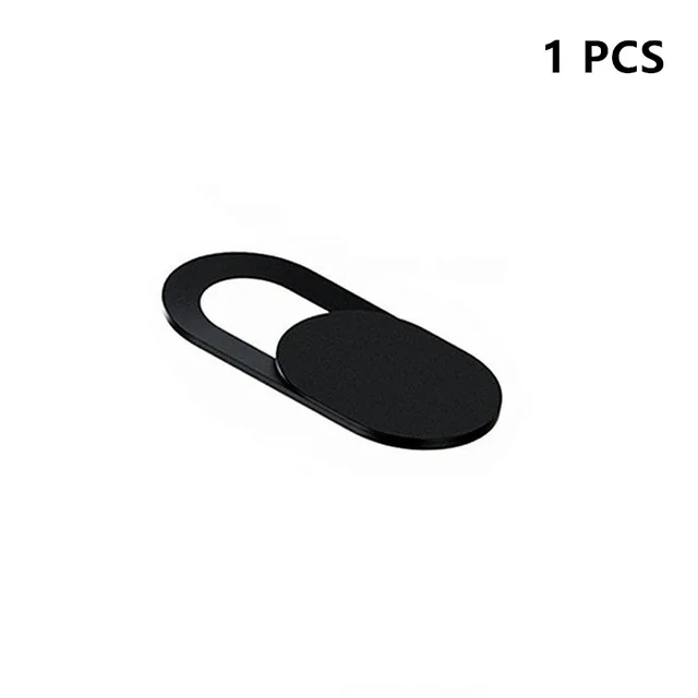 1pcs Black Лучшая пластиковая веб-камера крышка затвора веб-камера безопасная защита конфиденциальности для настольного компьютера ноутбука телефона камера s Защита - Цвет: 1pcs Black
