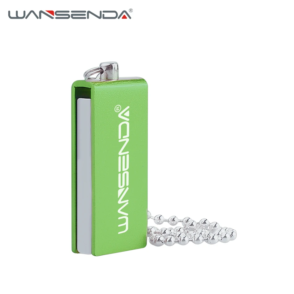 Wansenda цветной usb флеш накопитель Модный маленький 64 ГБ 32 16 8 4 нержавеющая