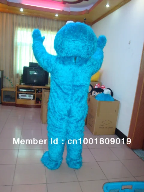 Sesame Street Elmo Blue Monster Mascot Costume Adult Suit EVA | Тематическая одежда и униформа