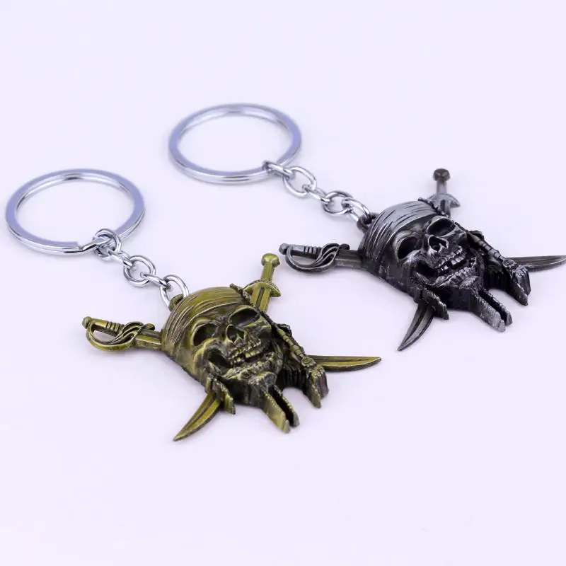 Модные ювелирные изделия из фильма Ретро Серия скелета череп смерти брелок