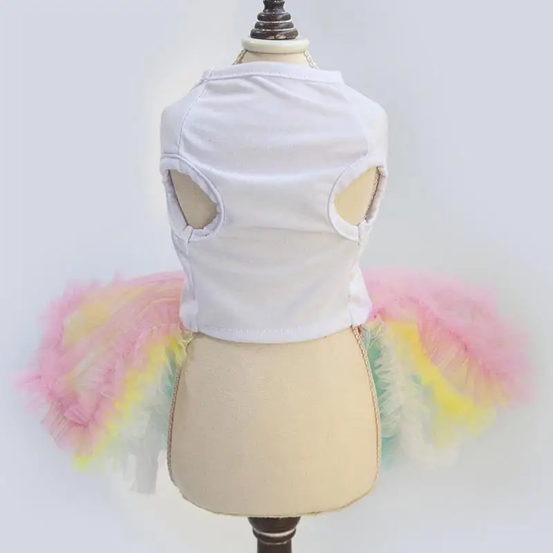 2017 Puppy Dog Dress Princess Dot Lace Skirt Tutu Pet Cat Summer Clothes Apparel | Дом и сад