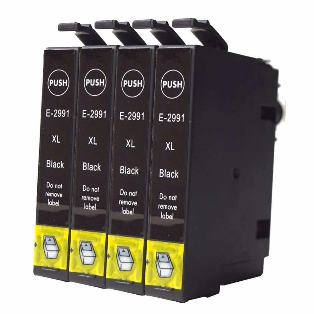 

4x Black Compatible Epson 29 XL Ink Cartridges Compatible with Epson Expression Home XP-332 XP-335 XP-235 XP-432 XP-435 XP-245