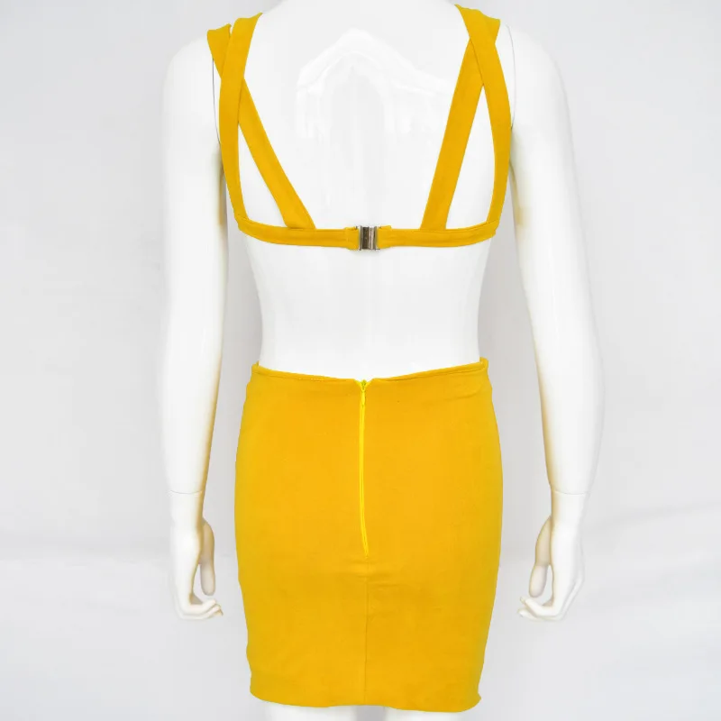 Сексуальный женский летний комплект из двух предметов кроп-топ оленьей кожи +