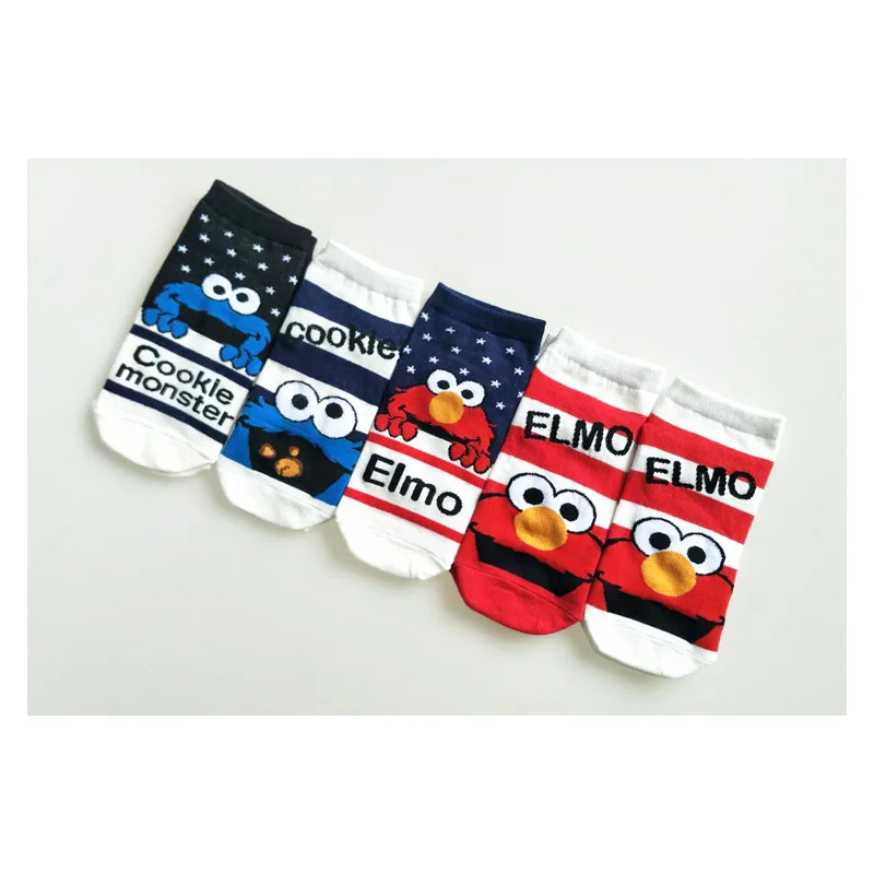 Забавные носки с изображением печенья для мужчин и женщин милые до щиколотки пар