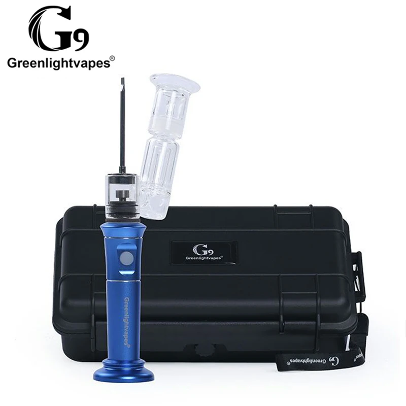 Greenlightvapes G9 enail инновационные пользовательские стекло dab установка воды трещина трубы электрическая курительная трубка henail стекло трубка курительная 0C