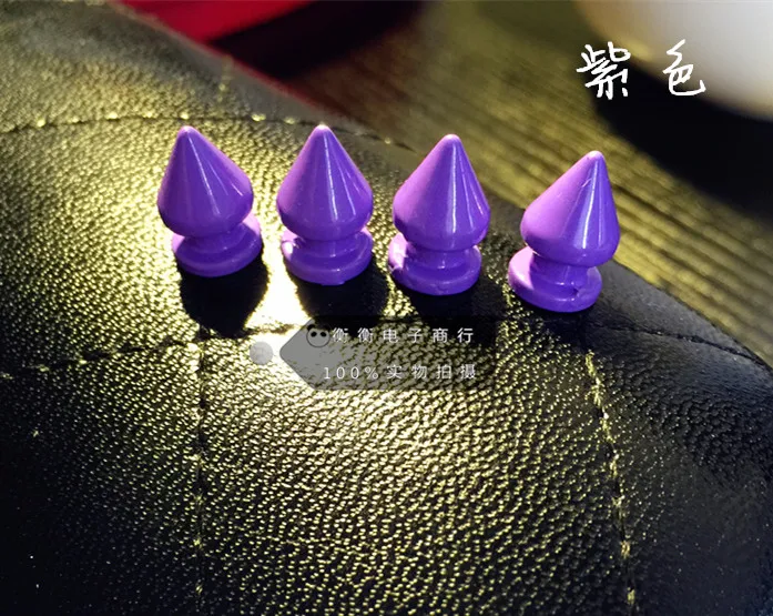 New10mm 10 шт цвет смешанный Сплав Металлический Шип металлический конус болты с