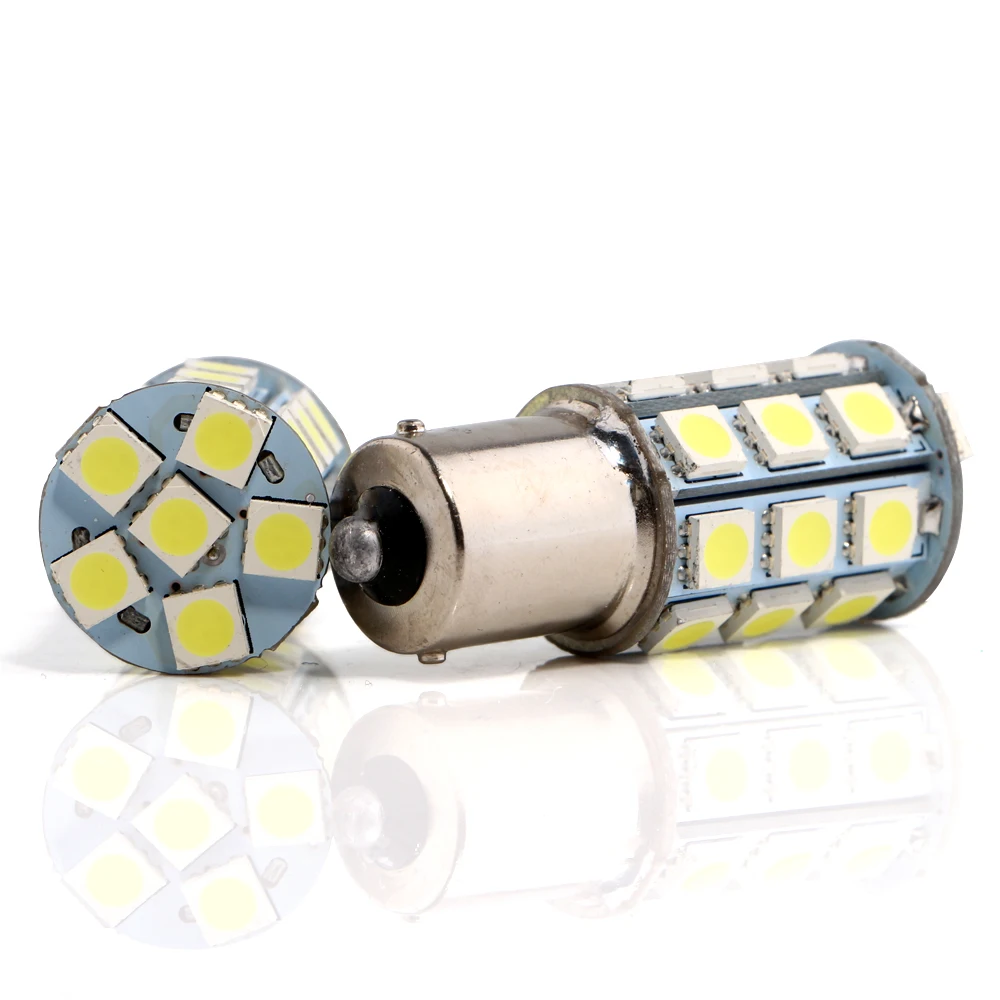 YM E Bright 20 шт. S25 1156 BA15S 5050 27 SMD 12 В Автомобильная Поворотная лампа задний фонарь