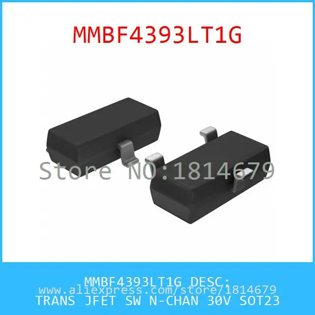 Бесплатная Доставка 5 Шт./лот MMBF4393LT1G TRANS SW JFET N-ЧАН 30 В SOT23 4393 MMBF4393 |