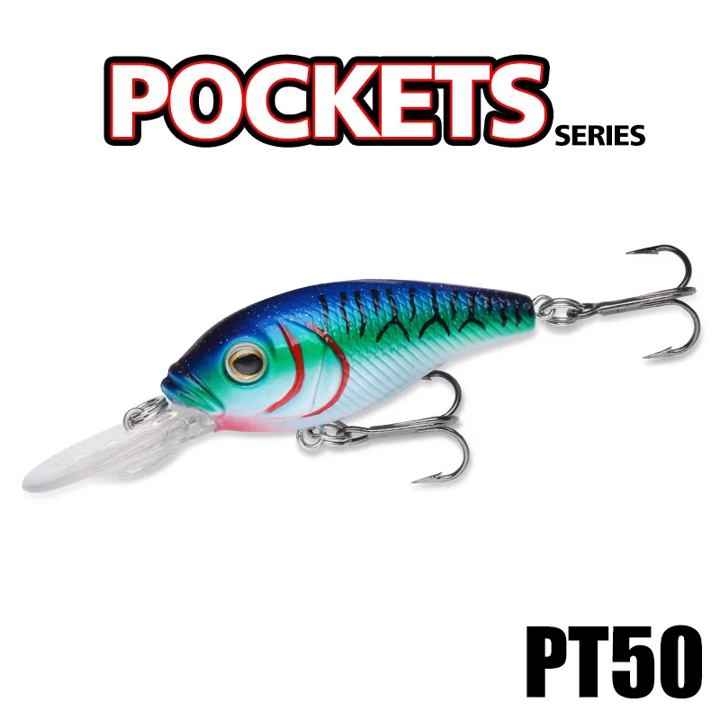Ezreal PT50-5 Crankbait Fishing Lures tackle Wobbler 50mm 5pcs 4.5g crank Artificial Hard Bait swimbait floating | Спорт и