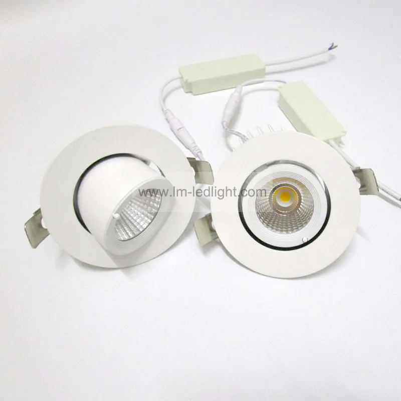 Регулируемый точечный светодиодный светильник 10 Вт Размер отверстия 115 мм