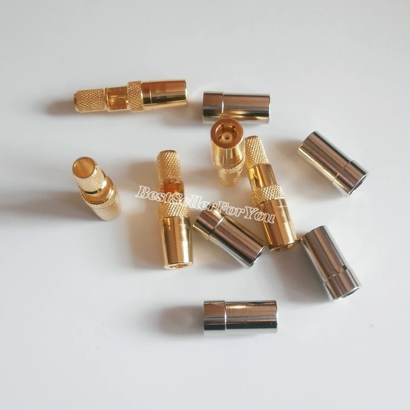 10x SMB гнездовой оконный обжимной припой для RG58 RG142 LMR195 коаксиальный кабель RF