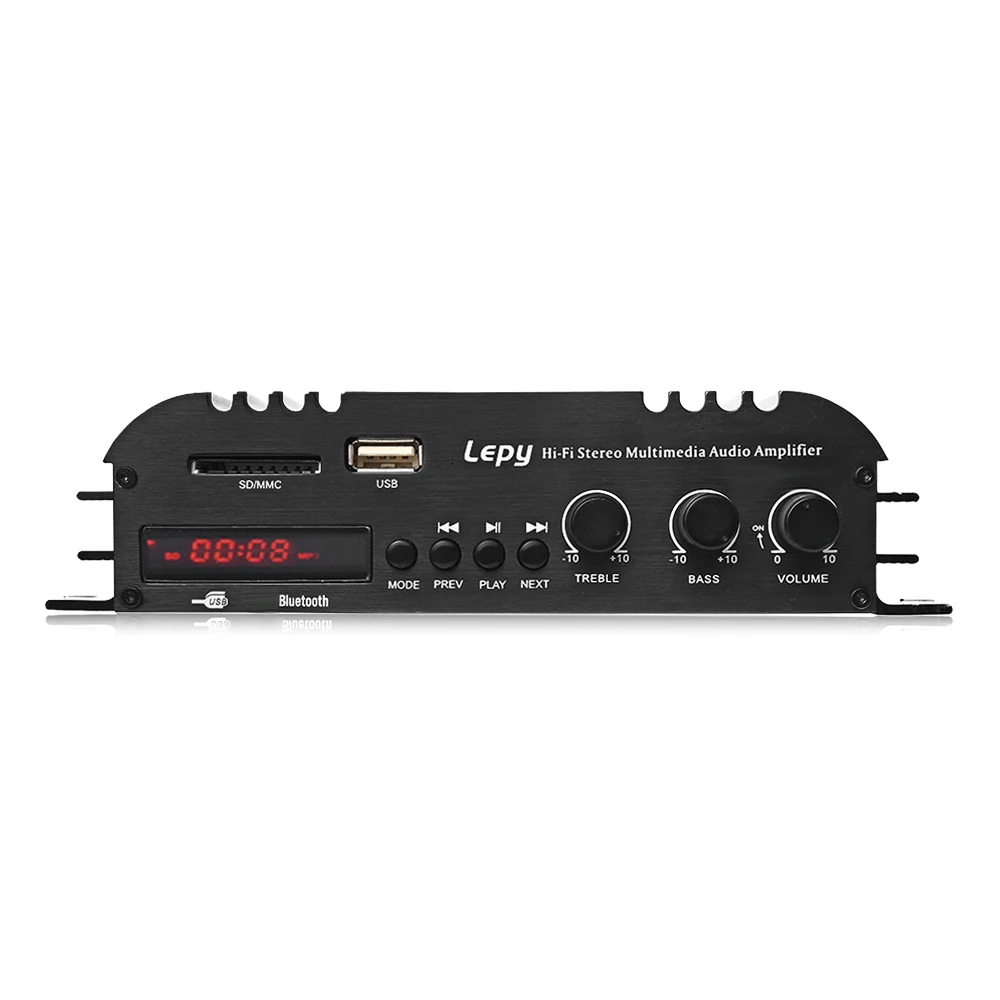 Lepy LP-269S HiFi Цифровой стерео усилитель США Plug 2 канала мощный звук Совместимость с