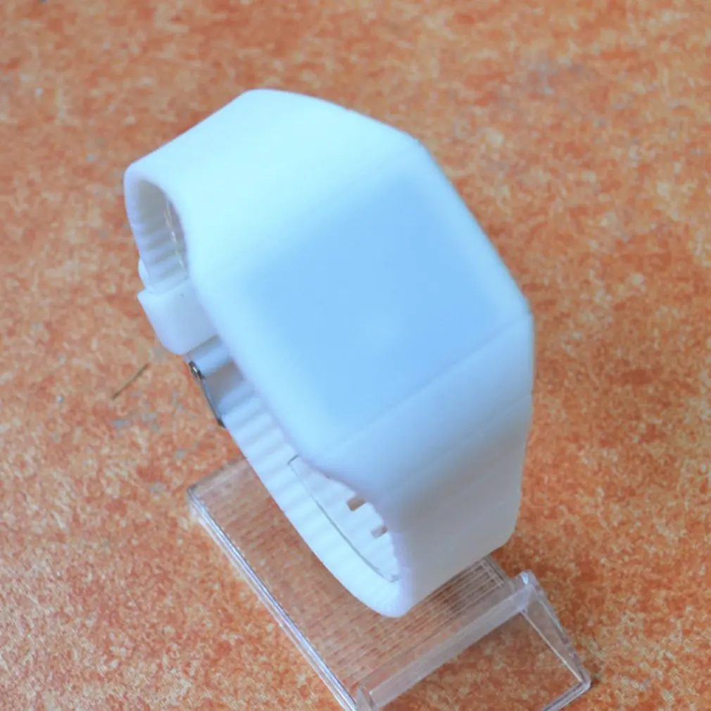 Легкий Смарт браслет светодиодные сенсорные часы спортивные для бега цифровой