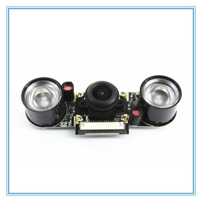 Raspberry Pi 3 Model B 5MP Night Vision Camera OV5647 Fisheye Webcam 1080P Wide-angle Module for 3B+/3B/2B | Компьютеры и офис