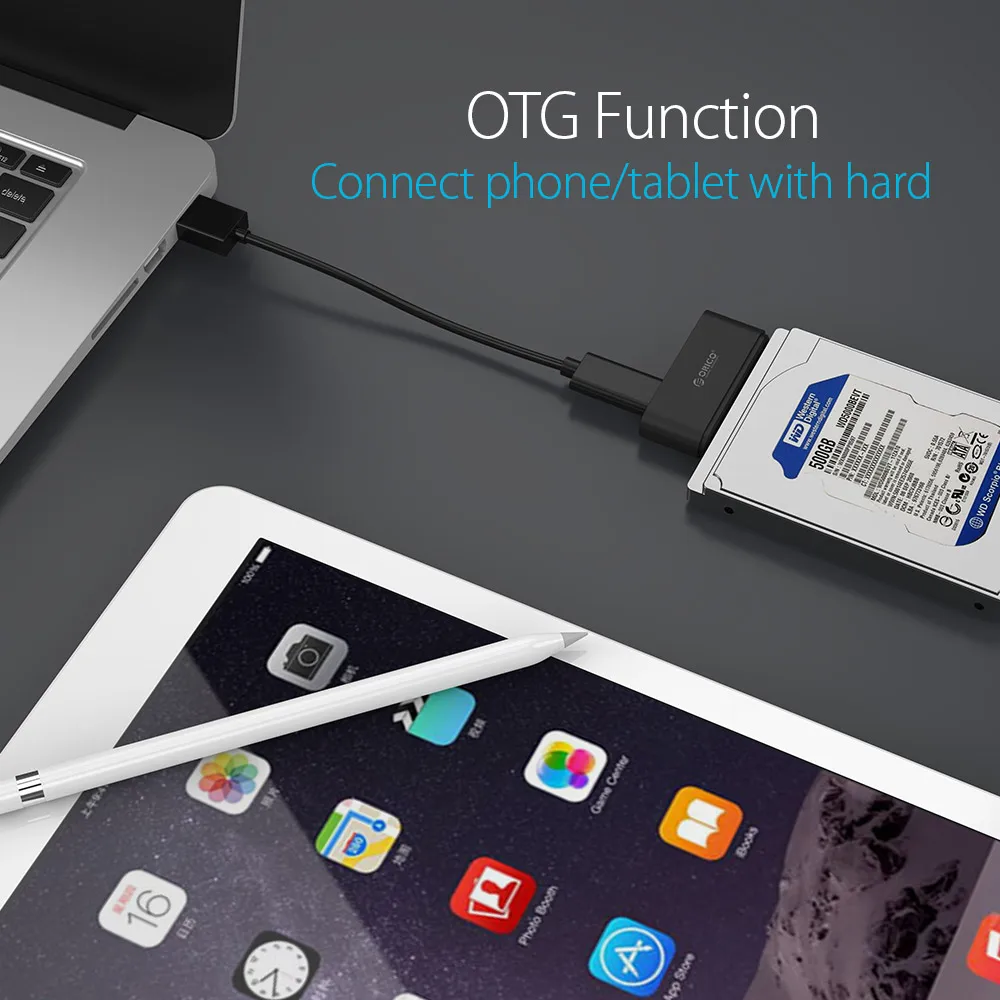 Адаптер для жесткого диска ORICO Micro B/Type C на SATA USB 3 0 SSD адаптер Суперскоростной