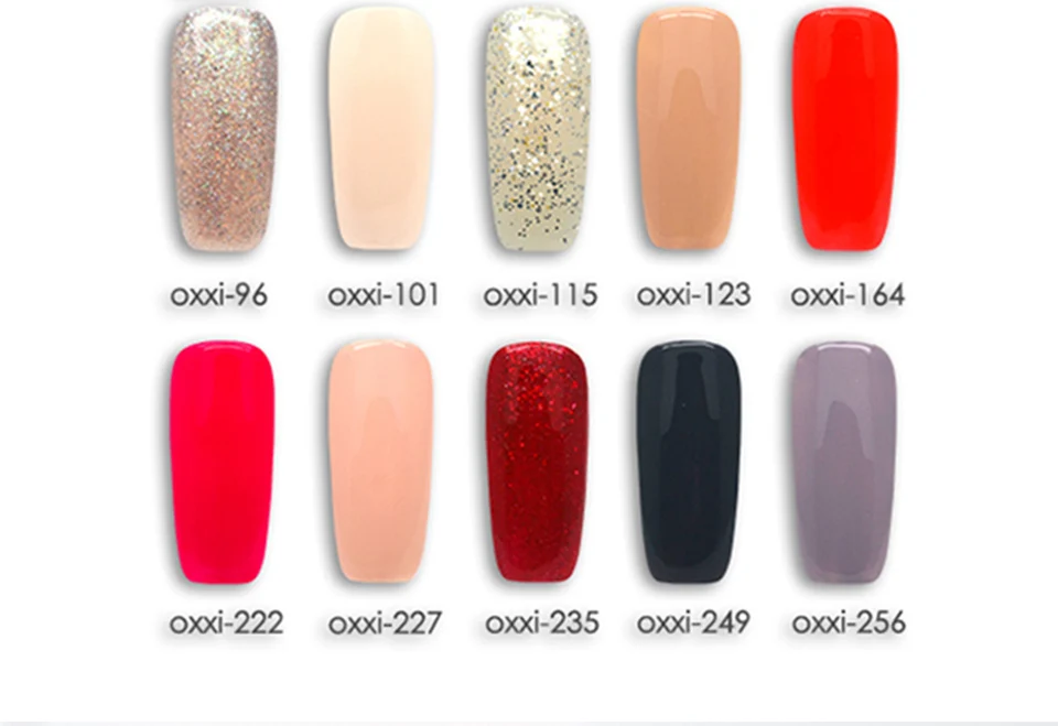 Oxxi яркий Гель-лак 8 мл Led УФ-гель для ногтей Полупостоянный Гибридный маникюрный лак для ногтей резиновое Базовое покрытие для ногтей