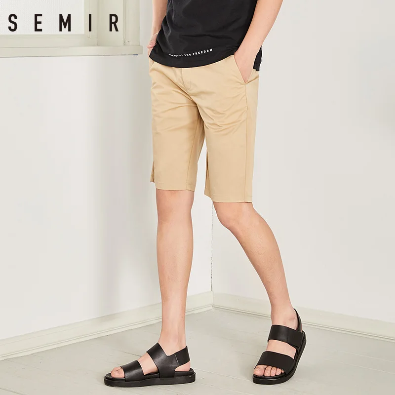 SEMIR мужские шорты для отдыха Летние 2018 брюки новые трендовые прямые модные до