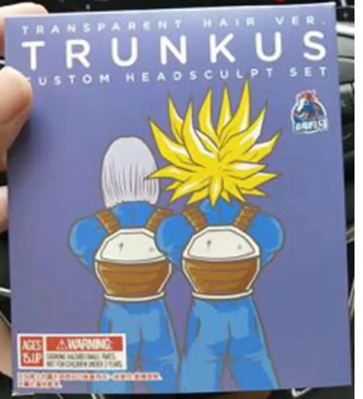 Demoniacal fit trunks прозрачные волосы Ver на заказ головной убор аксессуары для волос для trunks Brinquedos 1/12