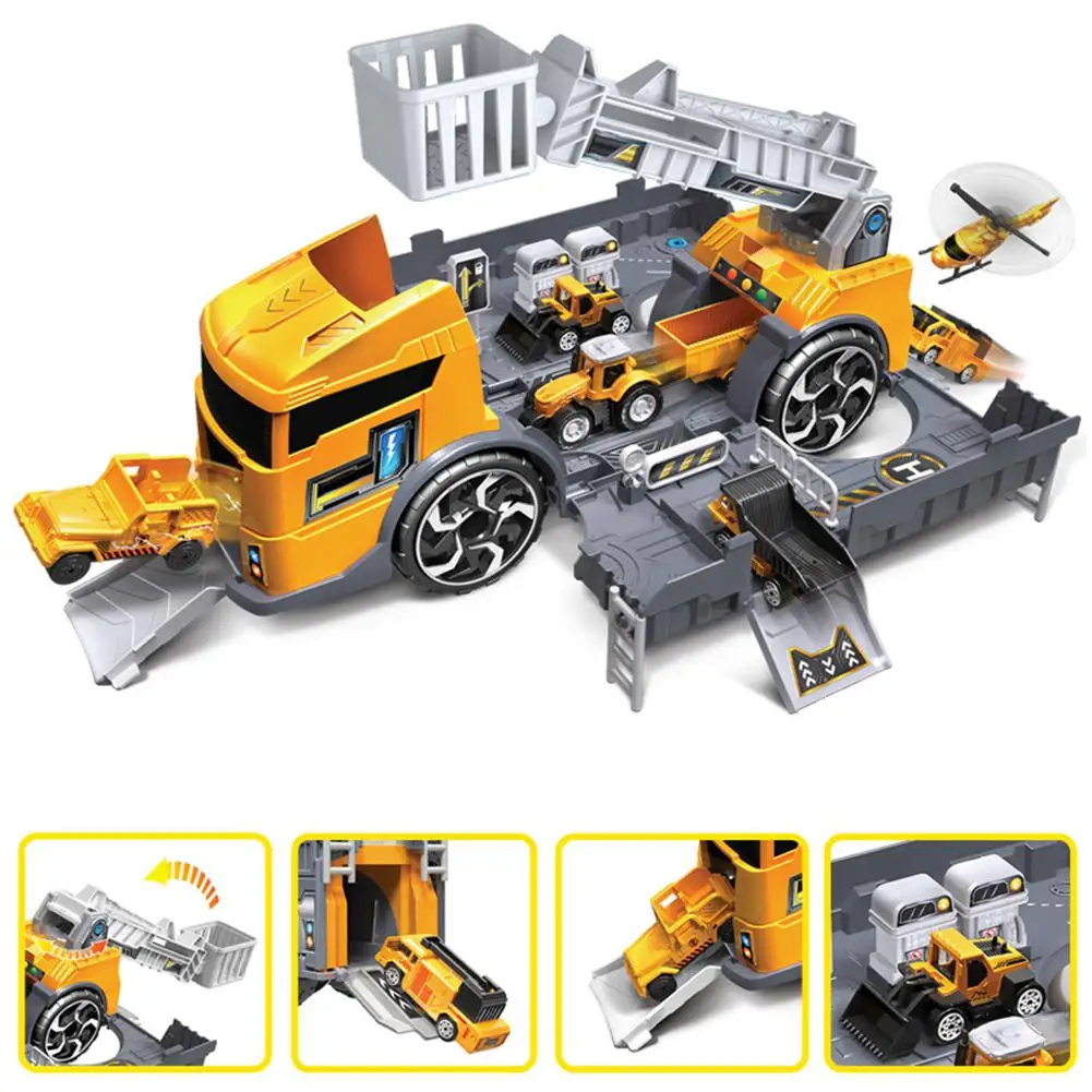 HobbyLane игрушкие Малыш Моделирование Пожарная машина Техника Парковка для автомобилей Место для откатного хранения Mock Park Развивающий автомобиль для детей
