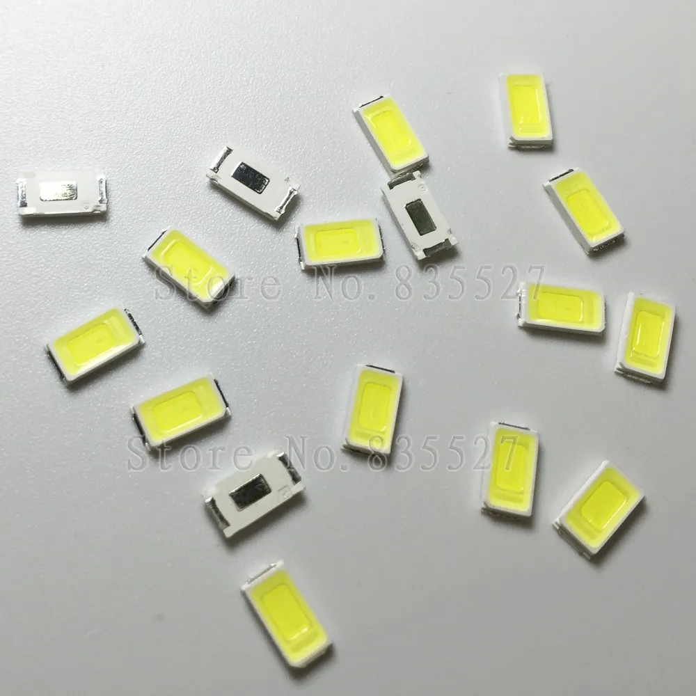 100 шт./лот 5632 5730 SMD натуральный чистый белый/теплый белый/холодный белый Светодиодный 0,5 Вт 35-40лм яркая лампа с бусинами светоизлучающий диод